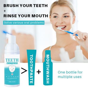 PearlGlow™ Teeth Cleansing and Whitening Foam - luvinly